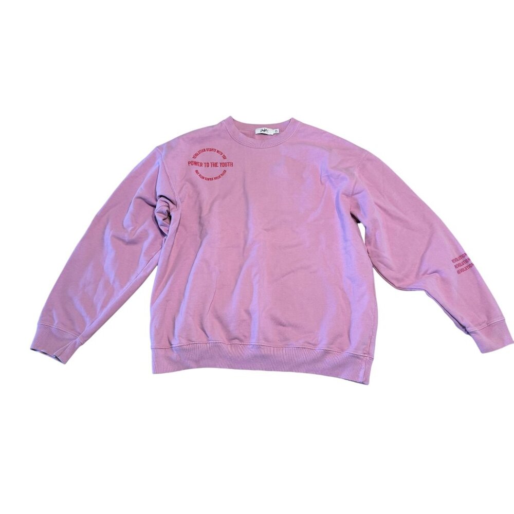 Mayfair the Label Power To The Youth Lilac Crewneck Sweatshirt Women's One Size